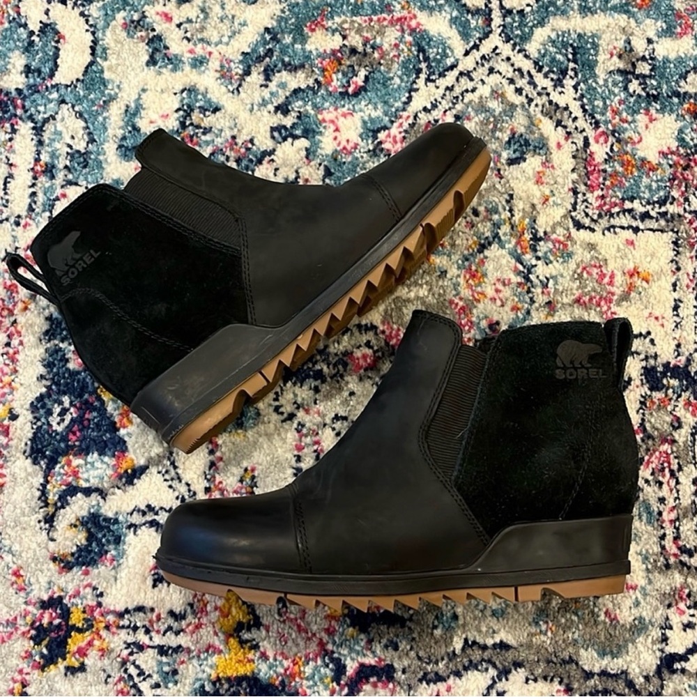 Sorel Black Evie Wedge